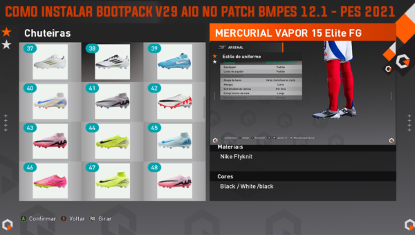 COMO INSTALAR BOOTPACK V29 AIO Temporada 2425 NO PATCH BMPES 12.1 – PES 2021