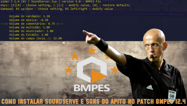 COMO INSTALAR SOUNDSERVE E MODO DE APITO NO PATCH BMPES 12.4 ATUALIZADO