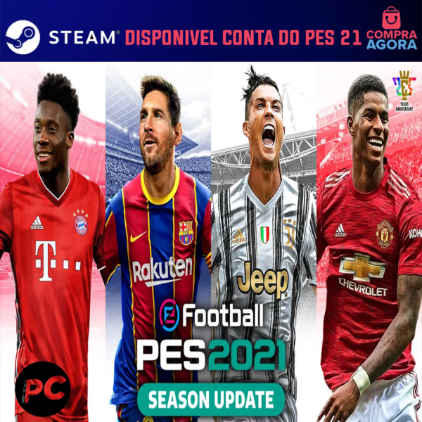 CONTAS DO PES 21 A VENDA VIA STEAM NAO E CONTA COMPARTILHADA