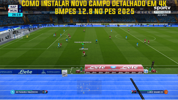 COMO INSTALAR NOVO CAMPO DETALHADO EM 4K – BMPES 12.8 NO PES 2025