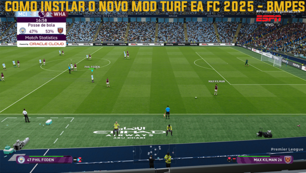 COMO INSTLAR O NOVO MOD TURF EA FC 2025 – BMPES 25 & FOOTBALL LIFE 25