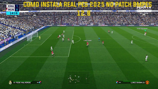 COMO INSTALAR REAL PES 2025 NO PATCH BMPES 12.8