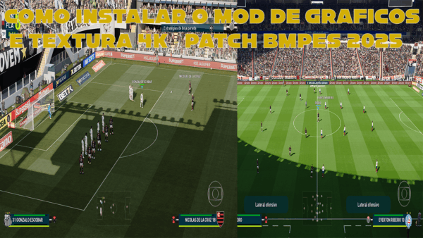 COMO INSTALAR O MOD DE GRÁFICOS E TEXTURA 4K – PATCH BMPES 2025
