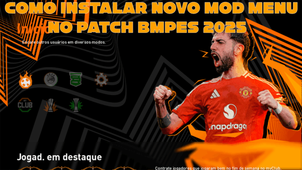 COMO INSTALAR NOVO MENU MOD NO PATCH BMPES 2025