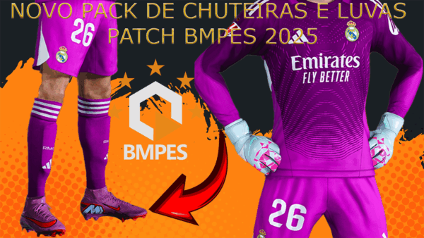 COMO INSTALAR O NOVO PACK DE CHUTEIRAS E LUVAS PATCH BMPES 2025
