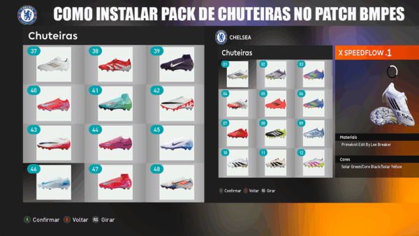 MOD DE CHUTEIRAS BMPES