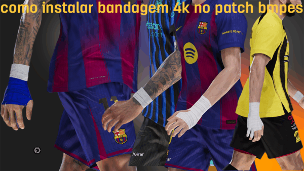 Como Instalar Bandagem 4k no Patch Bmpes